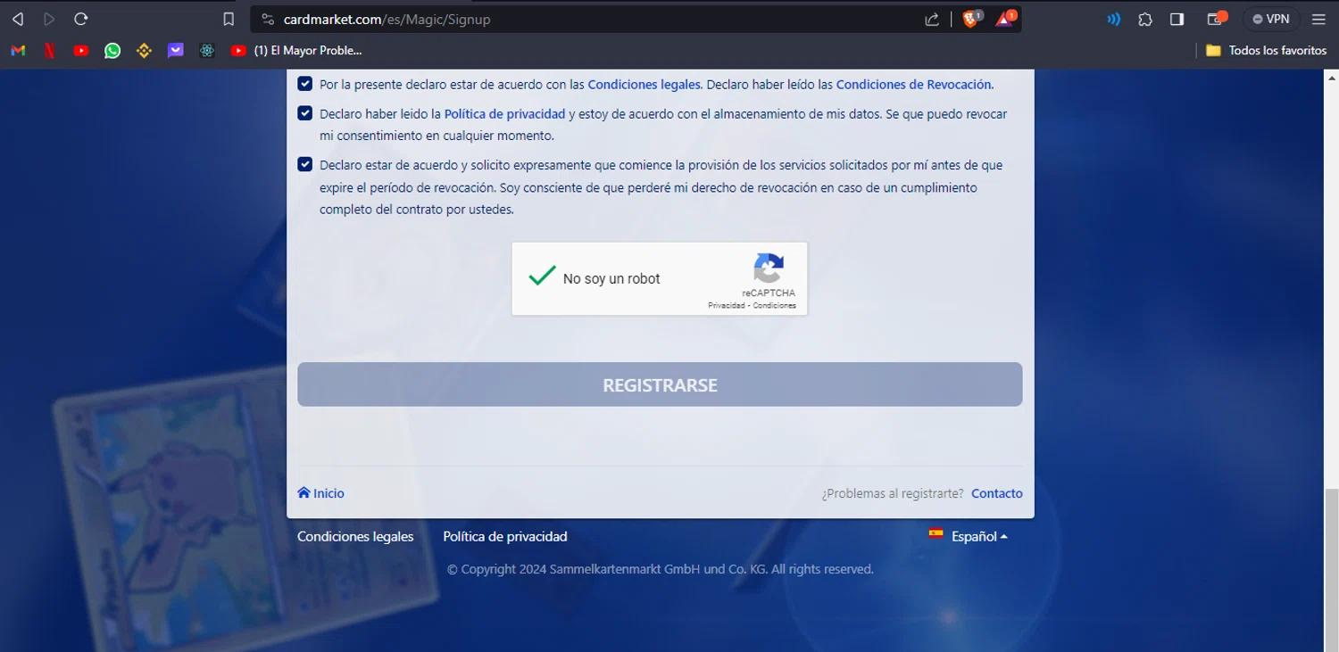 Cardmarket checkout page showing Cardmarket promo code box | Screenshot taken by SimplyCodes community member on Jan 2, 2024