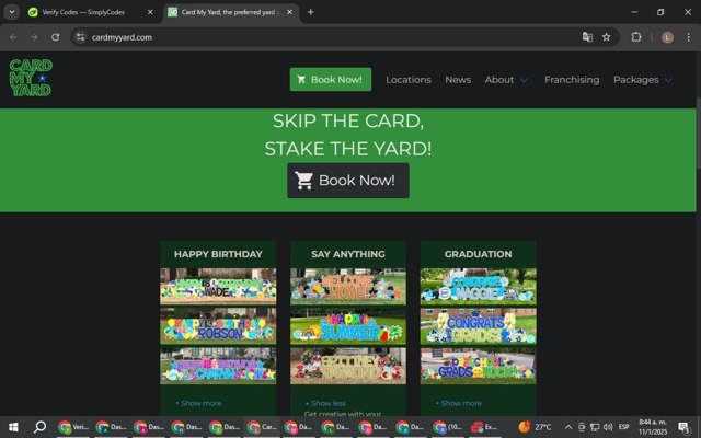 Card My Yard Coupon Codes (2 Verified) - $5 Off Feb 2025
