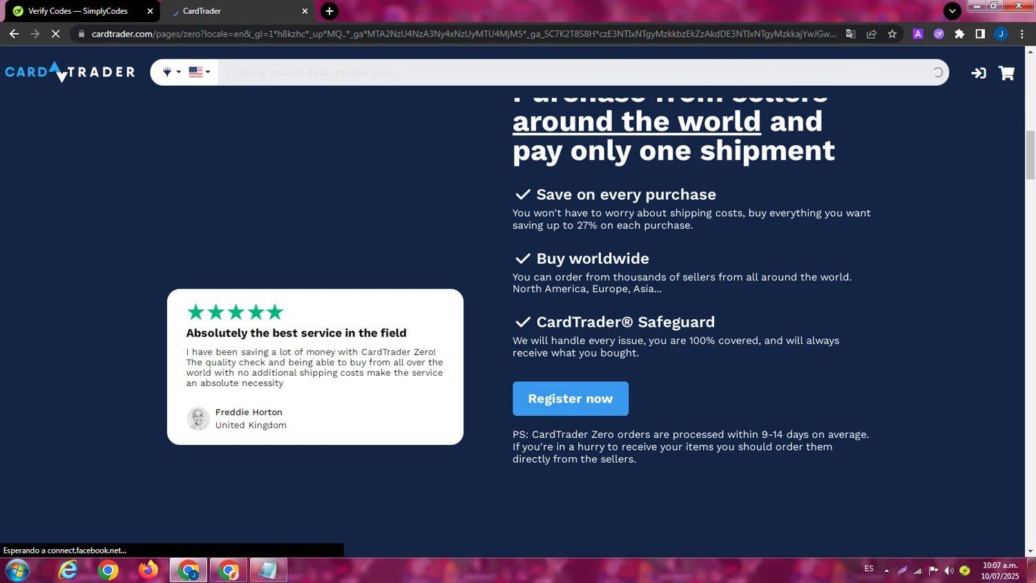 CardTrader coupon code screenshot showing code PLANESWALKER applied at CardTrader checkout page. Uploaded by SimplyCodes community member ExtraordinaryPhoenix9295 on Jul 10, 2025
