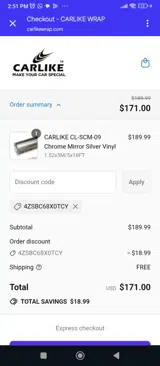 4ZSBC68X0TCY coupon verification screenshot