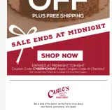 CYBERMONDAY coupon verification screenshot