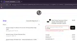 034TAX coupon verification screenshot