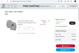 Carolina Panthers coupon verification screenshot