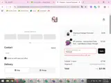 Carolina Dancewear coupon verification screenshot