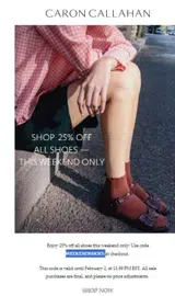 WEEKENDSHOES coupon verification screenshot