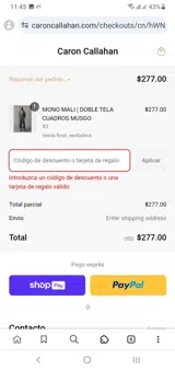 SUMMERSALE coupon verification screenshot
