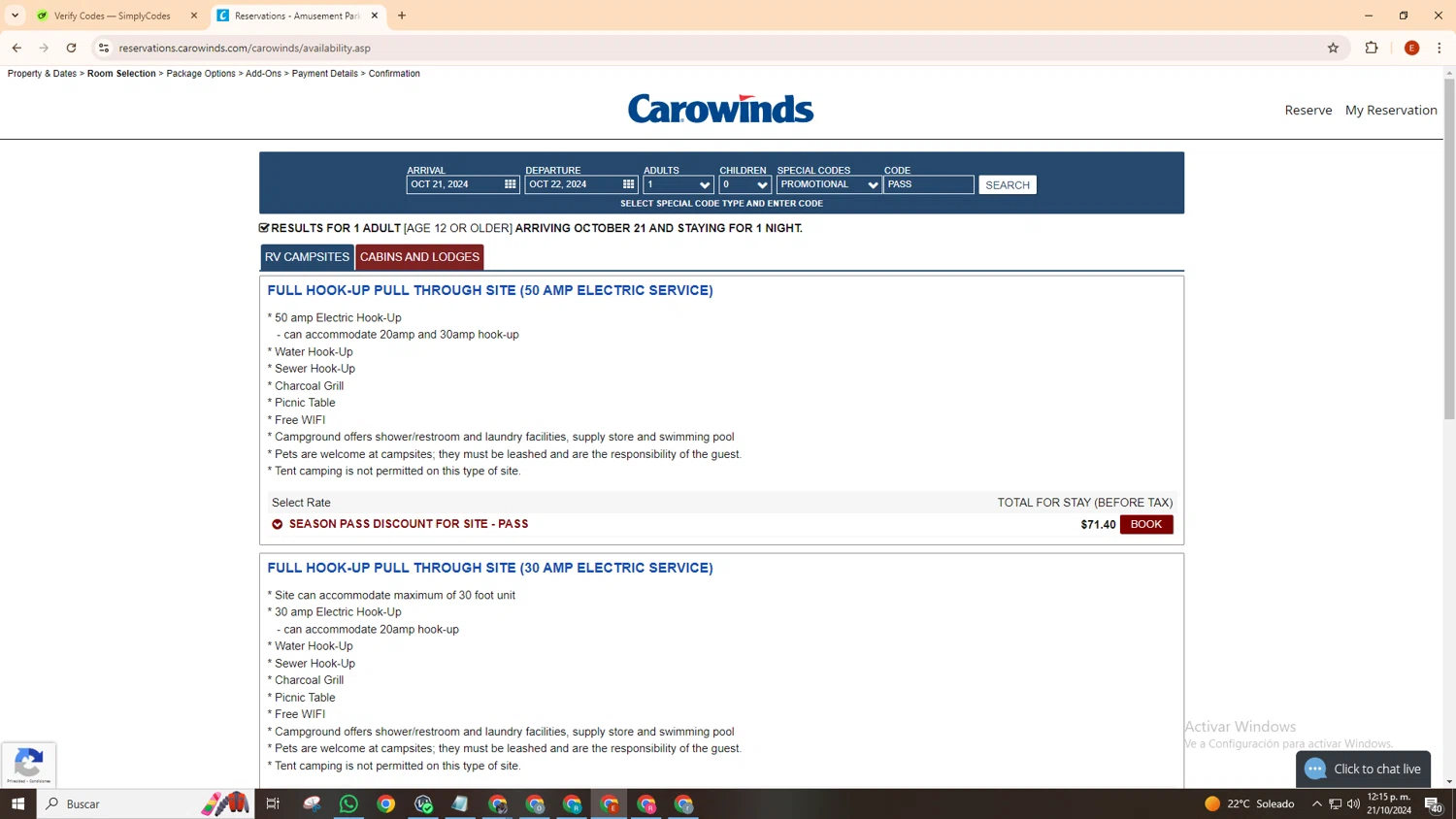 how to use CaroWinds coupons