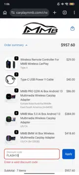 FLASH10 coupon verification screenshot