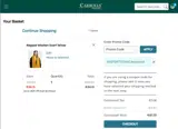 Carrolls Irish Gifts coupon verification screenshot