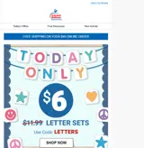 LETTERS coupon verification screenshot