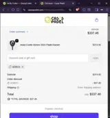 ADBO3 coupon verification screenshot