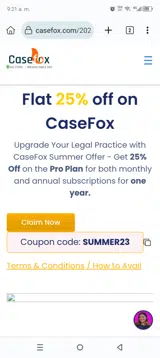 SUMMER23 coupon verification screenshot