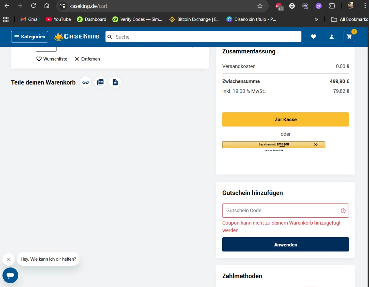 Caseking discount code screenshot showing code SRE2025-15 applied at Caseking checkout page. Uploaded by SimplyCodes community member LiShang on Oct 11, 2025