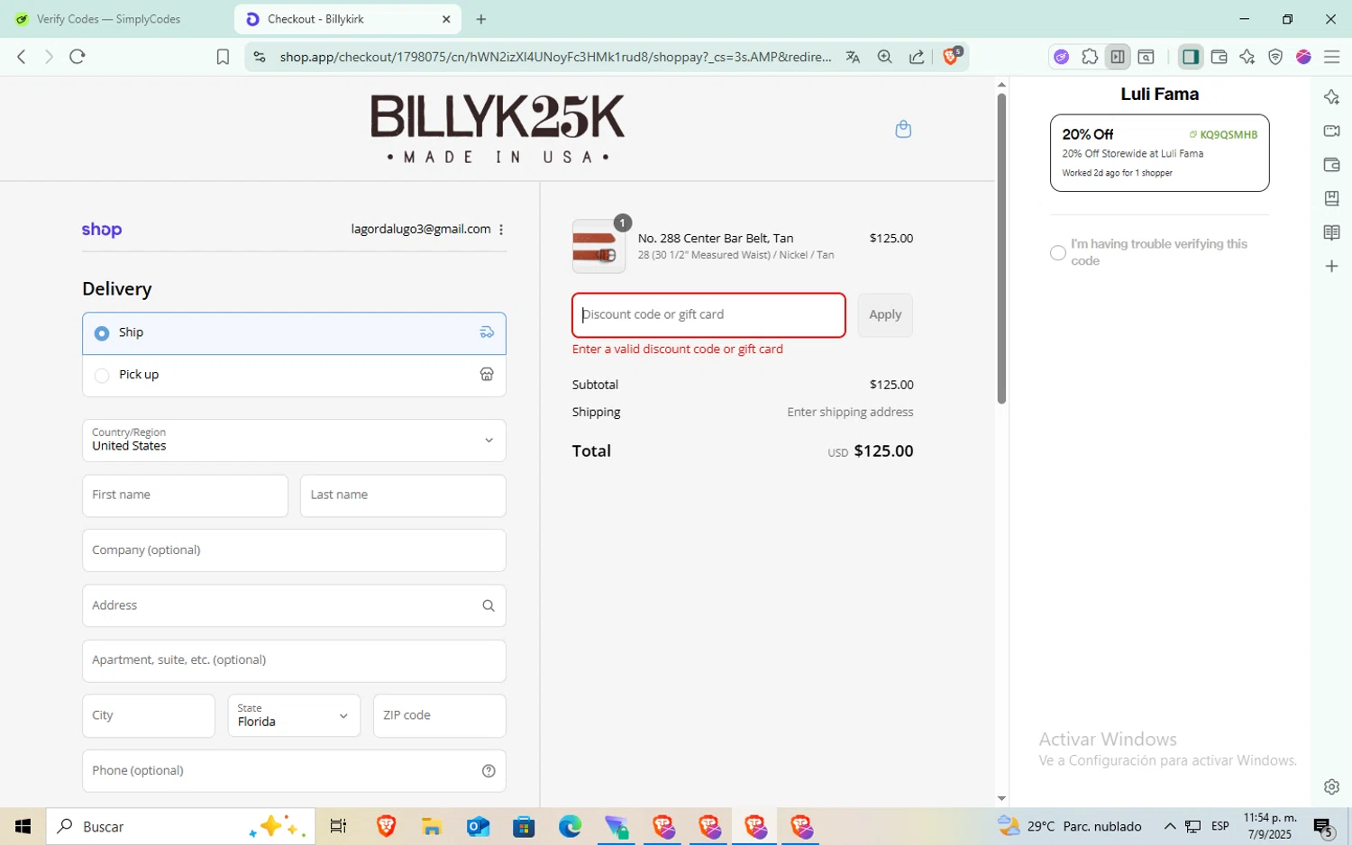 Cases.gg promo code screenshot showing code BINROLL applied at Cases.gg checkout page. Uploaded by SimplyCodes community member godgod on Sep 8, 2025