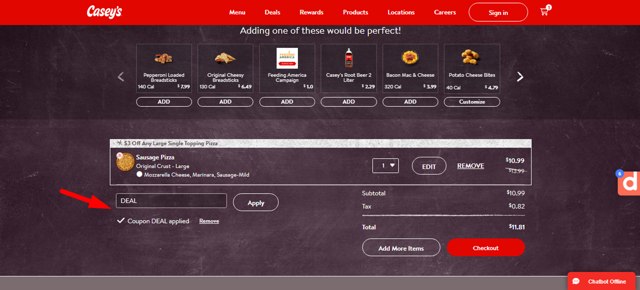 Casey's Coupon Codes (6 Verified) - 20% Off w/Code Apr 2025