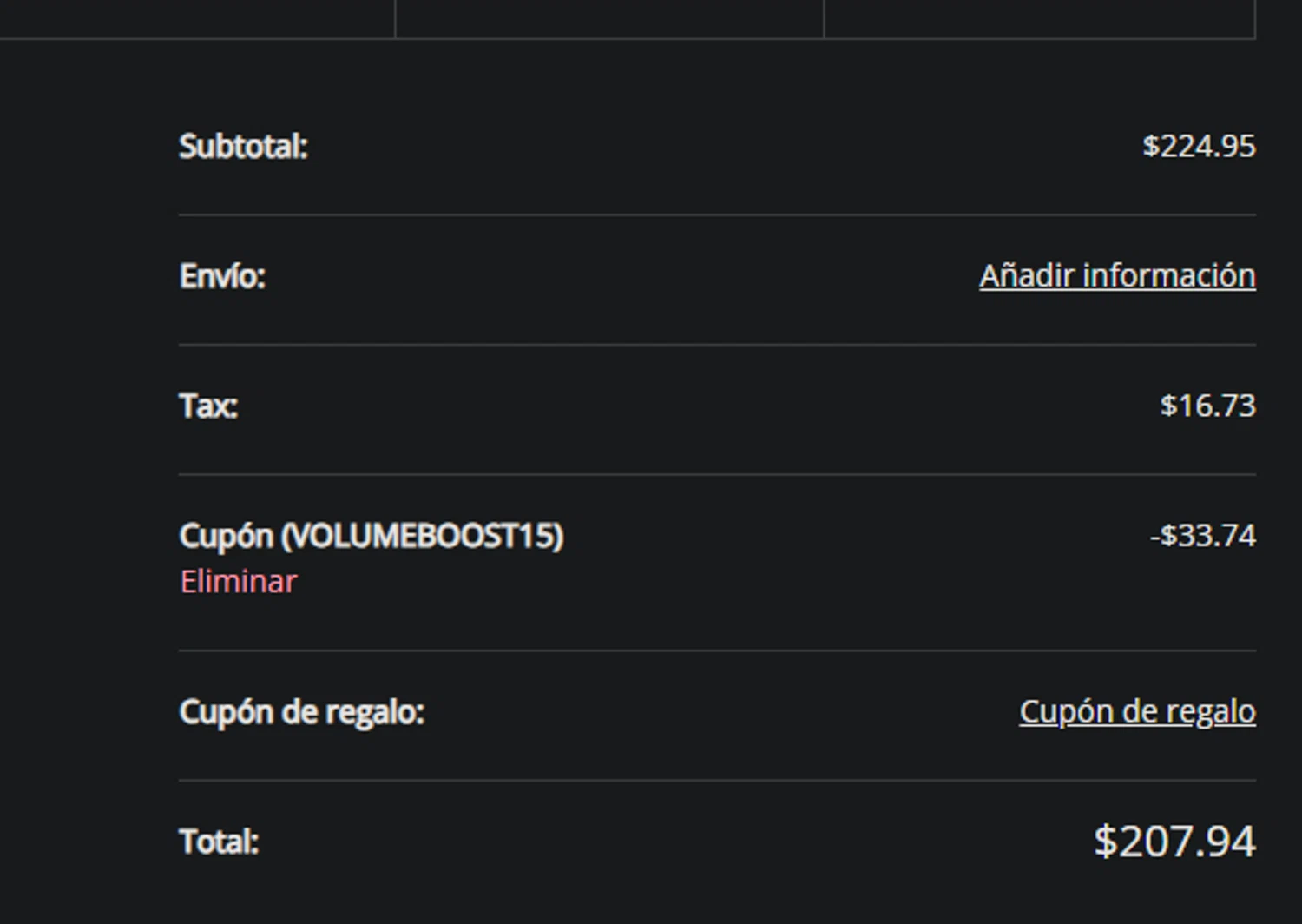 Cashmere Hair checkout page showing Cashmere Hair discount code box | Screenshot taken by SimplyCodes community member on Jan 11, 2026