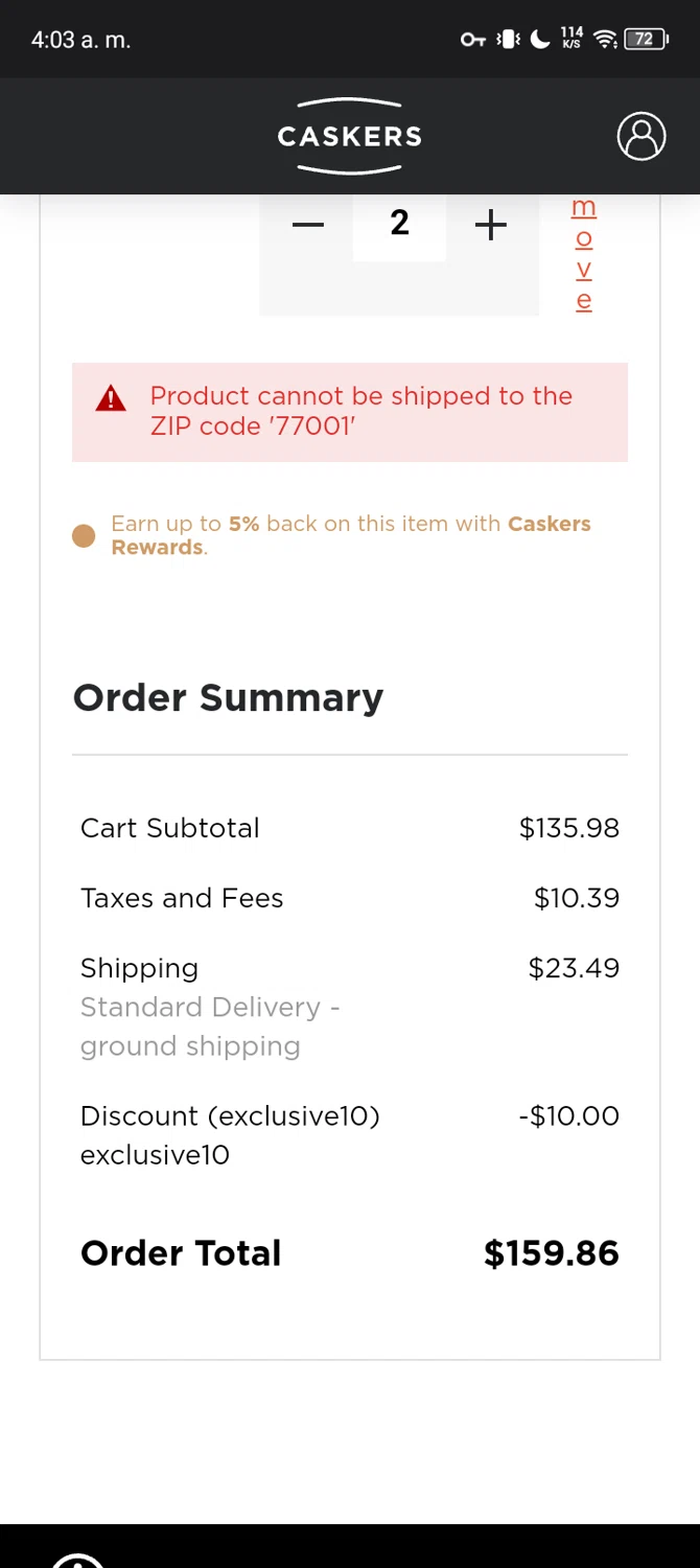 Caskers Discount Codes 6 Off September 2024