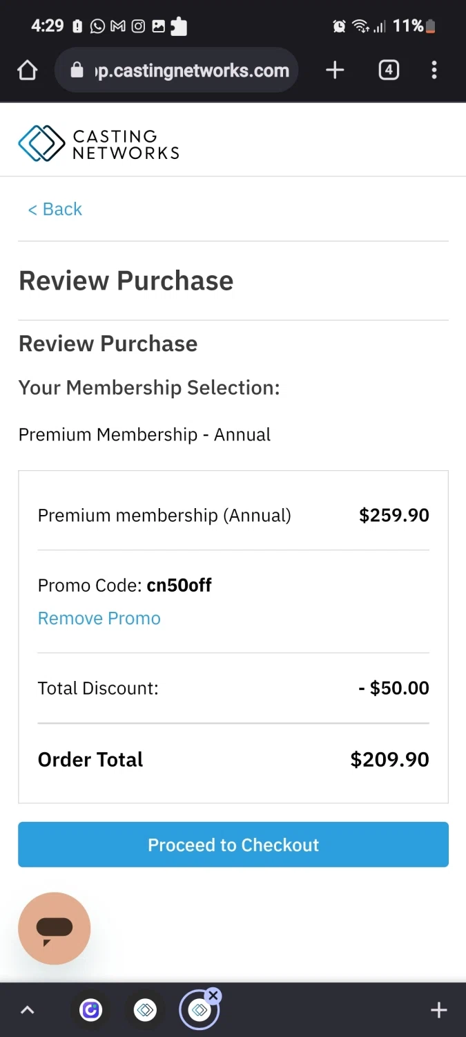 how to use Casting Networks coupons