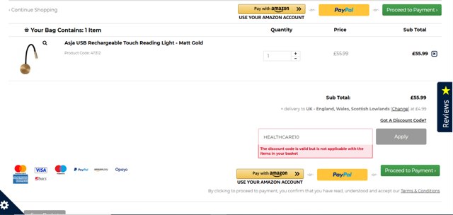 Castlegate Lights checkout page showing Castlegate Lights promo code box | Screenshot taken by SimplyCodes community member on Jun 5, 2025