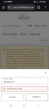 BlueBook1O coupon verification screenshot