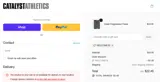 Catalyst Athletics coupon verification screenshot