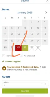 ADVANCE coupon verification screenshot