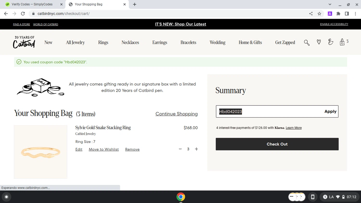 Catbird Discount Codes - 10% Off | December 2024