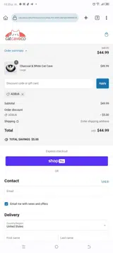ADBU6 coupon verification screenshot