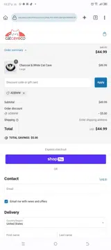 ADBWW coupon verification screenshot