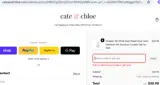 queenglow coupon verification screenshot