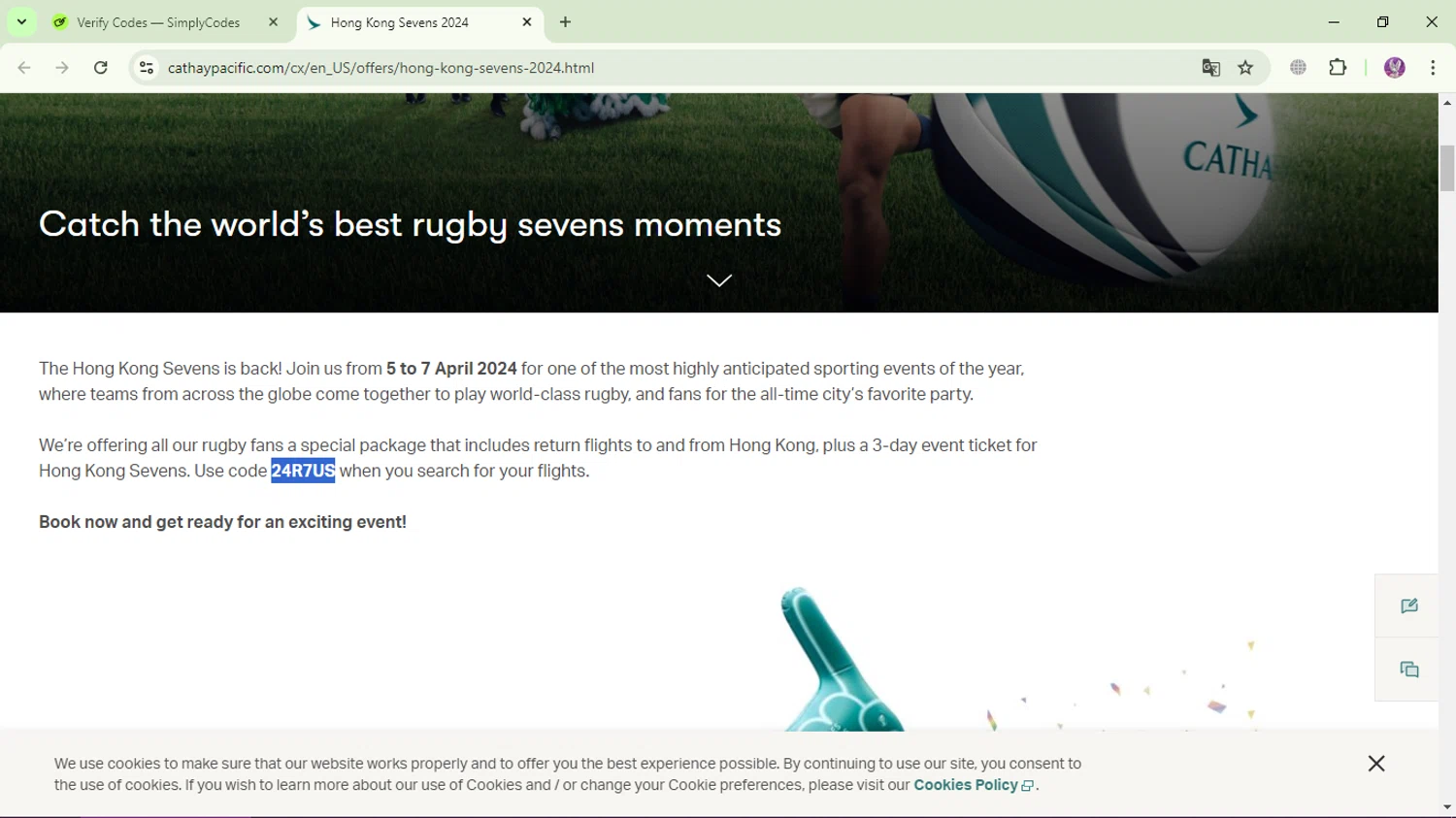 how to use Cathay Pacific coupons