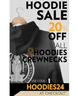 HOODIES24 coupon verification screenshot