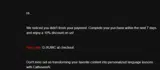 Cathoven coupon verification screenshot