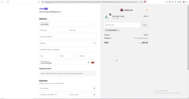 Cat Person checkout page showing Cat Person discount code box | Screenshot taken by SimplyCodes community member on Jan 30, 2025