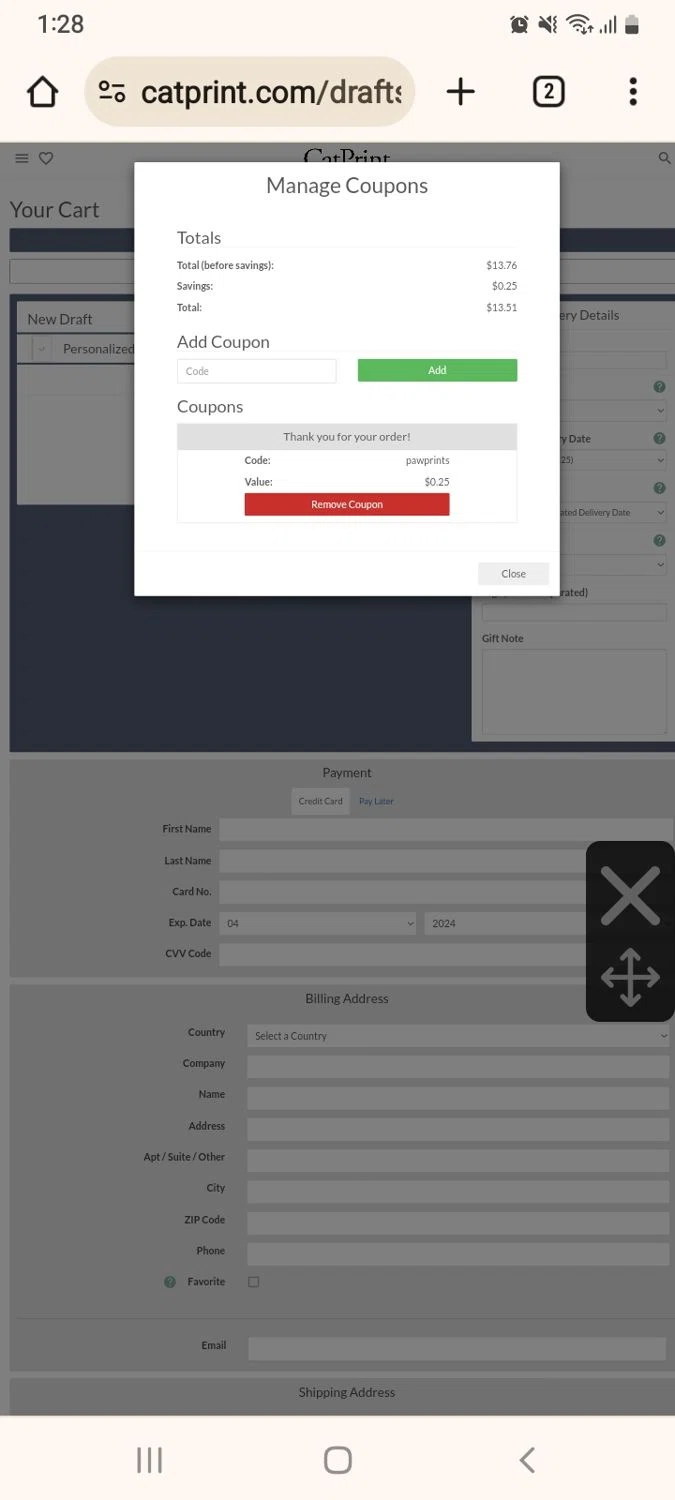 CatPrint Coupons 2 Off September 2024