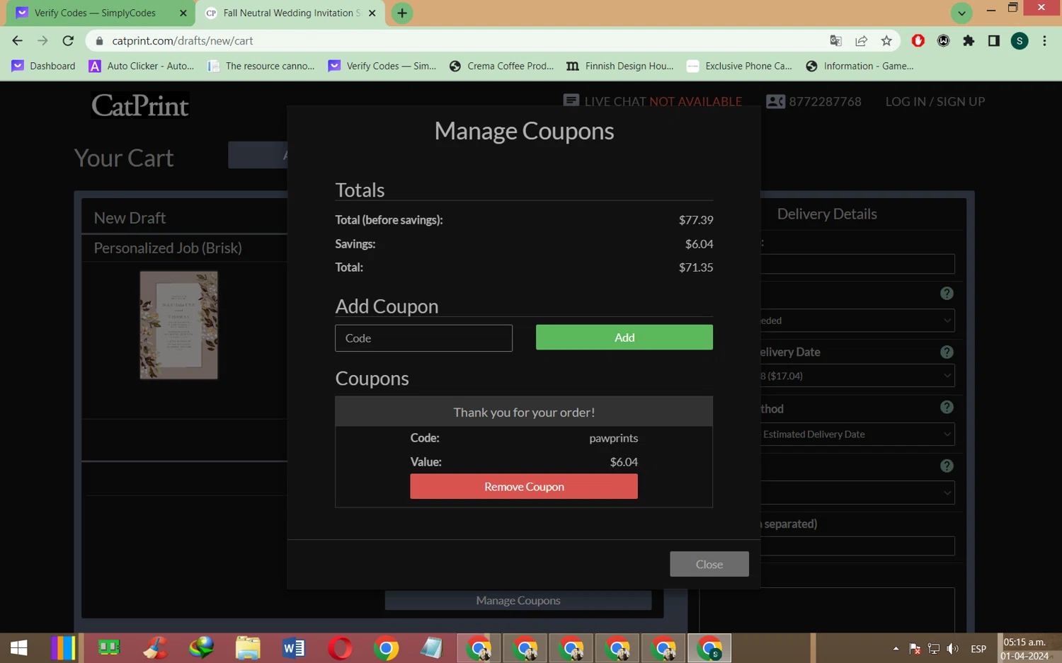 CatPrint Coupons 2 Off September 2024