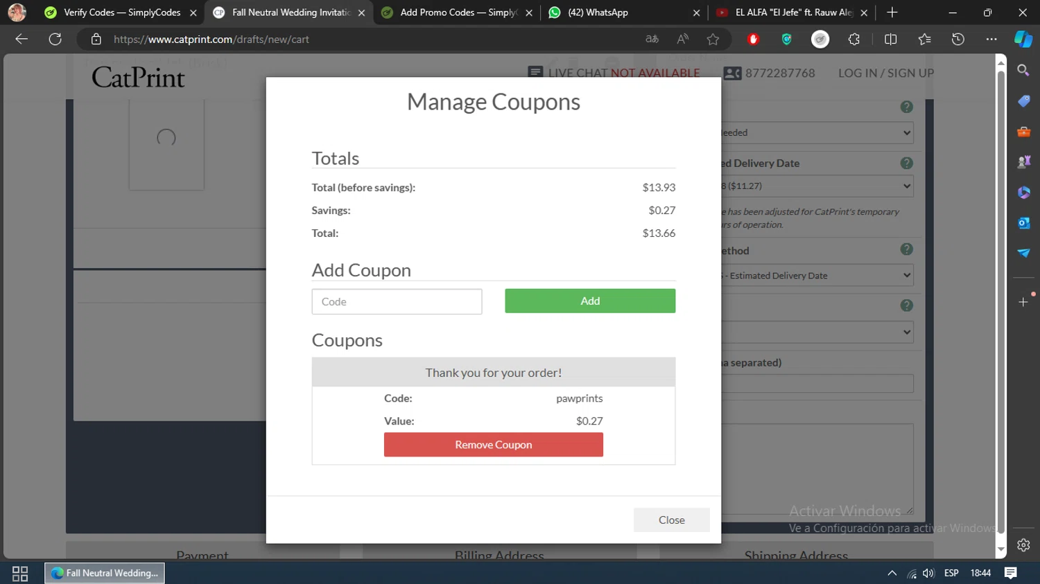 CatPrint Coupons 2 Off September 2024