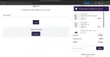 TOTE25 coupon verification screenshot