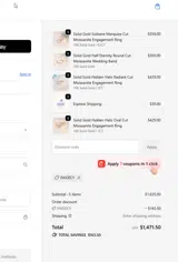 PAIGECY coupon verification screenshot