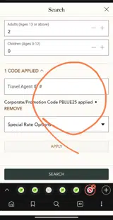Cavallo Point coupon verification screenshot