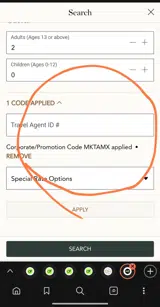 Cavallo Point coupon verification screenshot