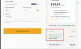 1STMONTHONE coupon verification screenshot