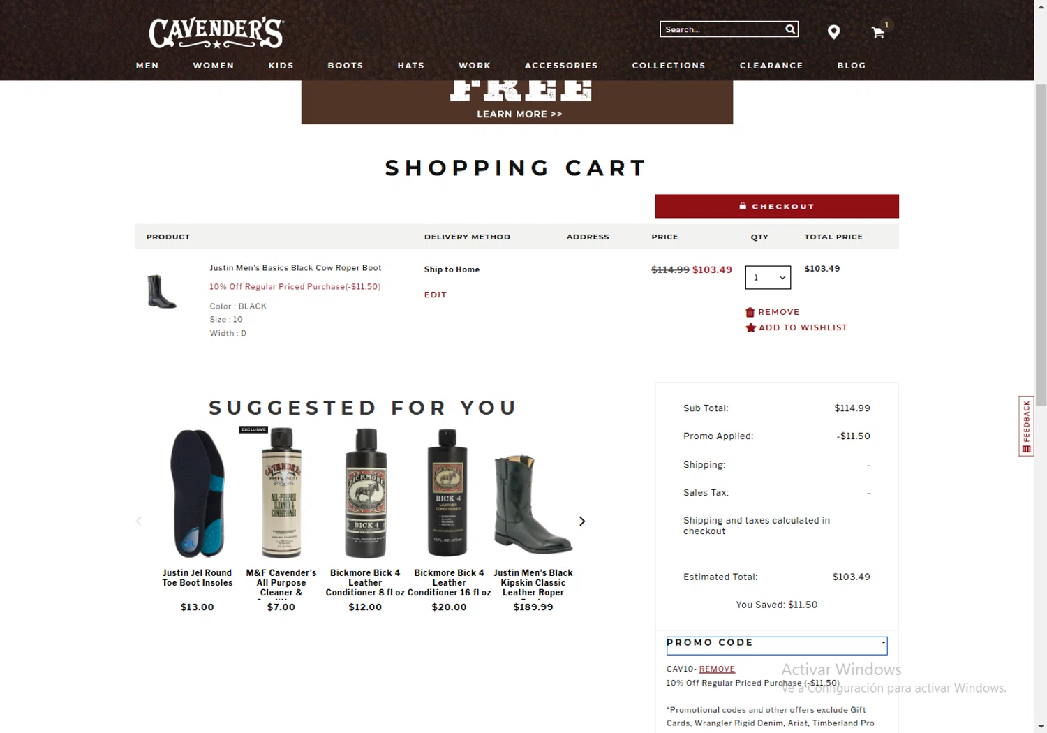 Cavenders Promo Codes &amp; Black Friday 2024 Deals - $10 Off