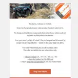 CavFab Motorsports coupon verification screenshot