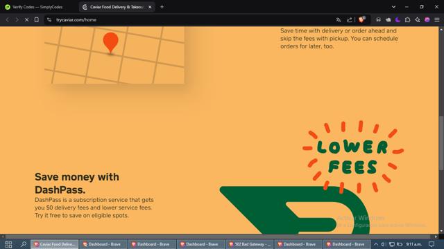 Caviar checkout page showing Caviar promo code box | Screenshot taken by SimplyCodes community member on Dec 19, 2024