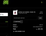 CavityColors coupon verification screenshot