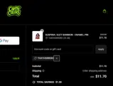 CavityColors coupon verification screenshot