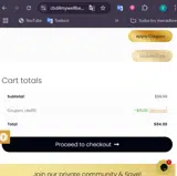CBD15 coupon verification screenshot