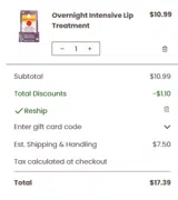 TAKE10 coupon verification screenshot