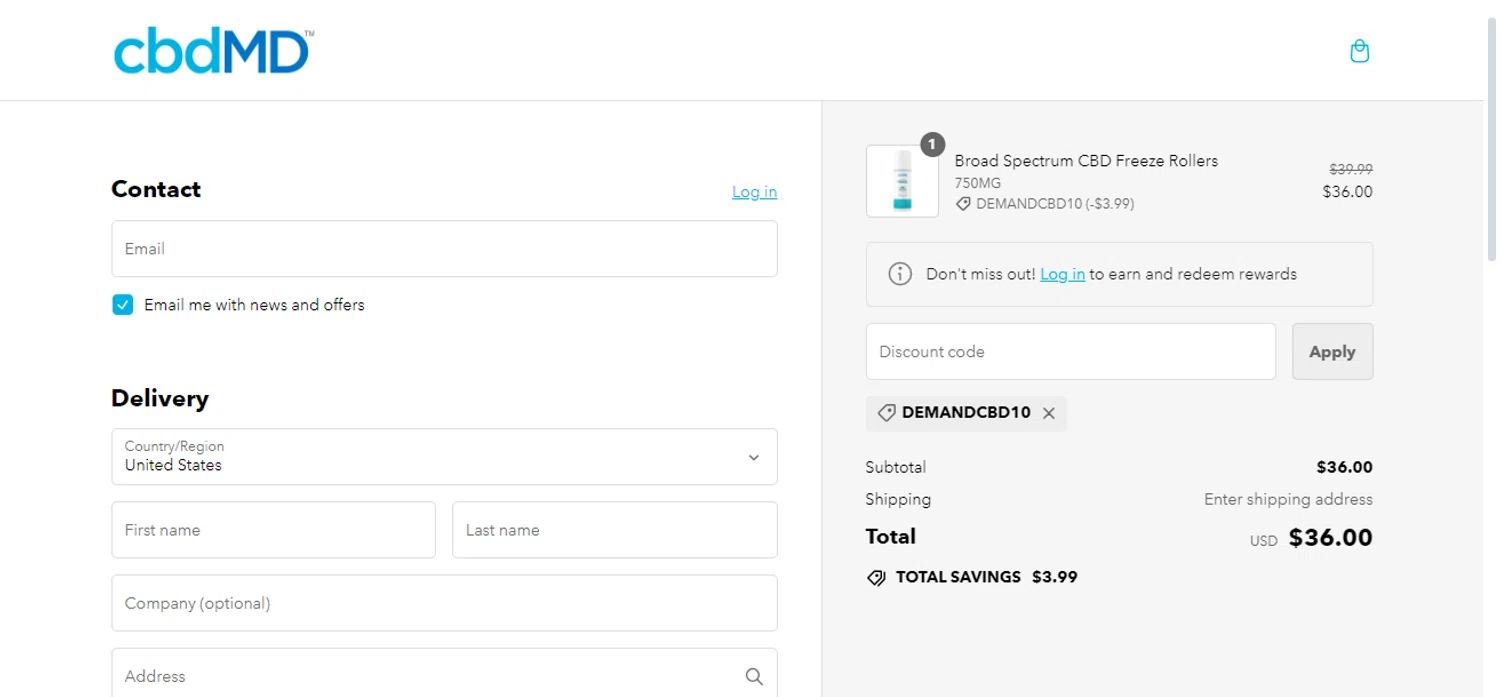 cbdMD Coupon Codes 20 Off September 2024